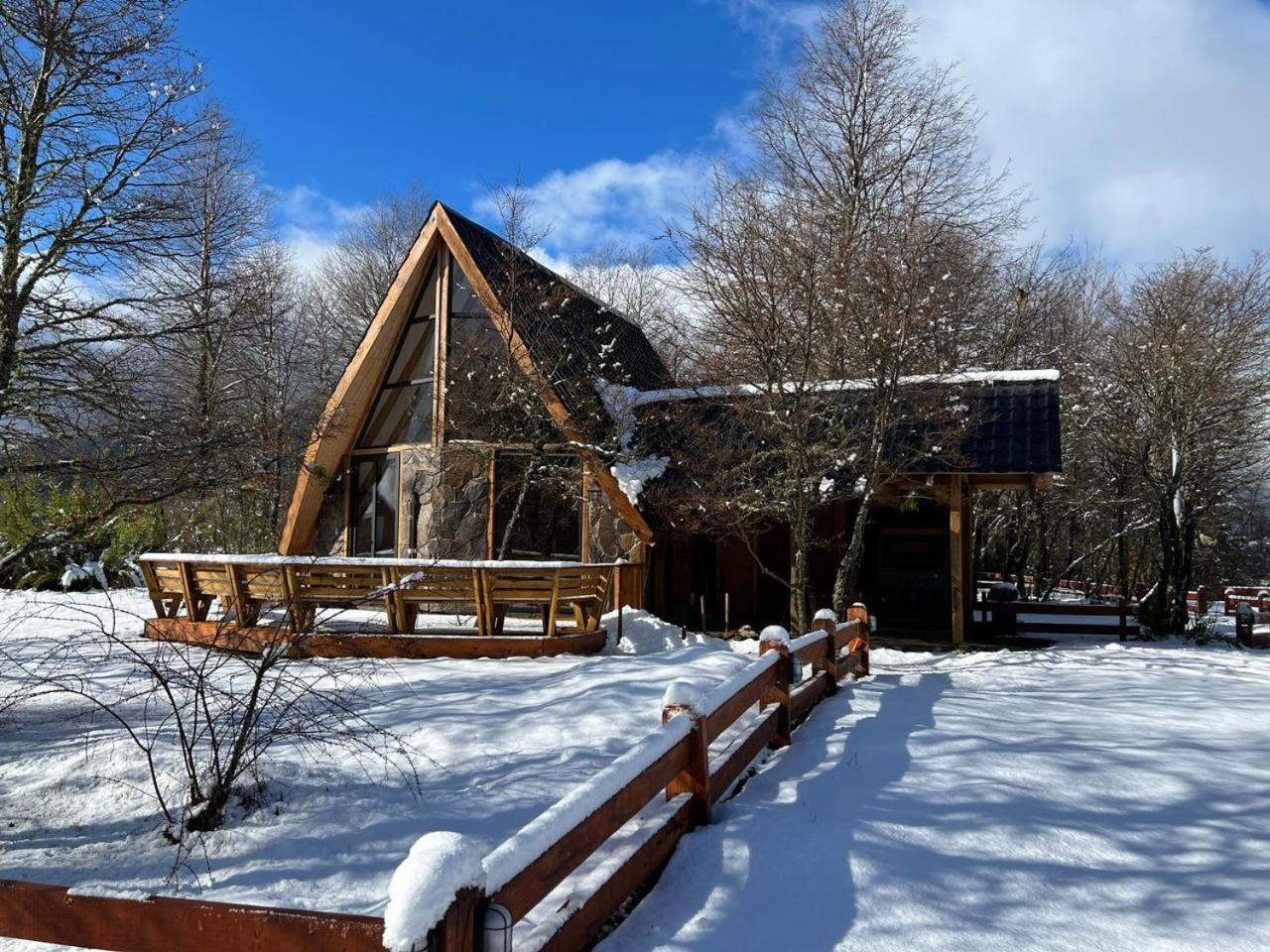 Cabanas Bosque Nevado Villa Malalcahuello Exterior photo